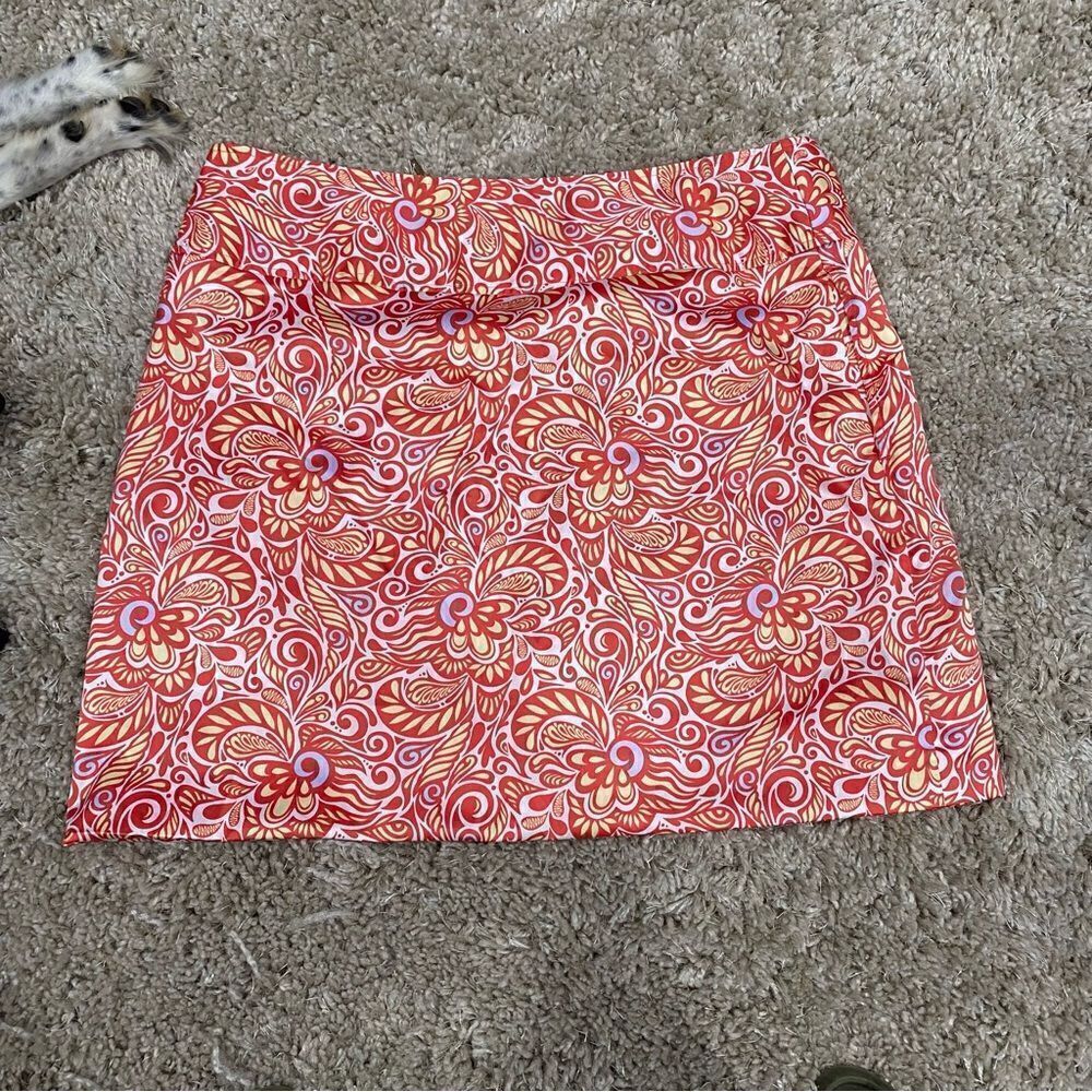 Sport Haley Skort Floral Golf Skirt Built-in Shorts Women’s Size 14 - Picture 4 of 10